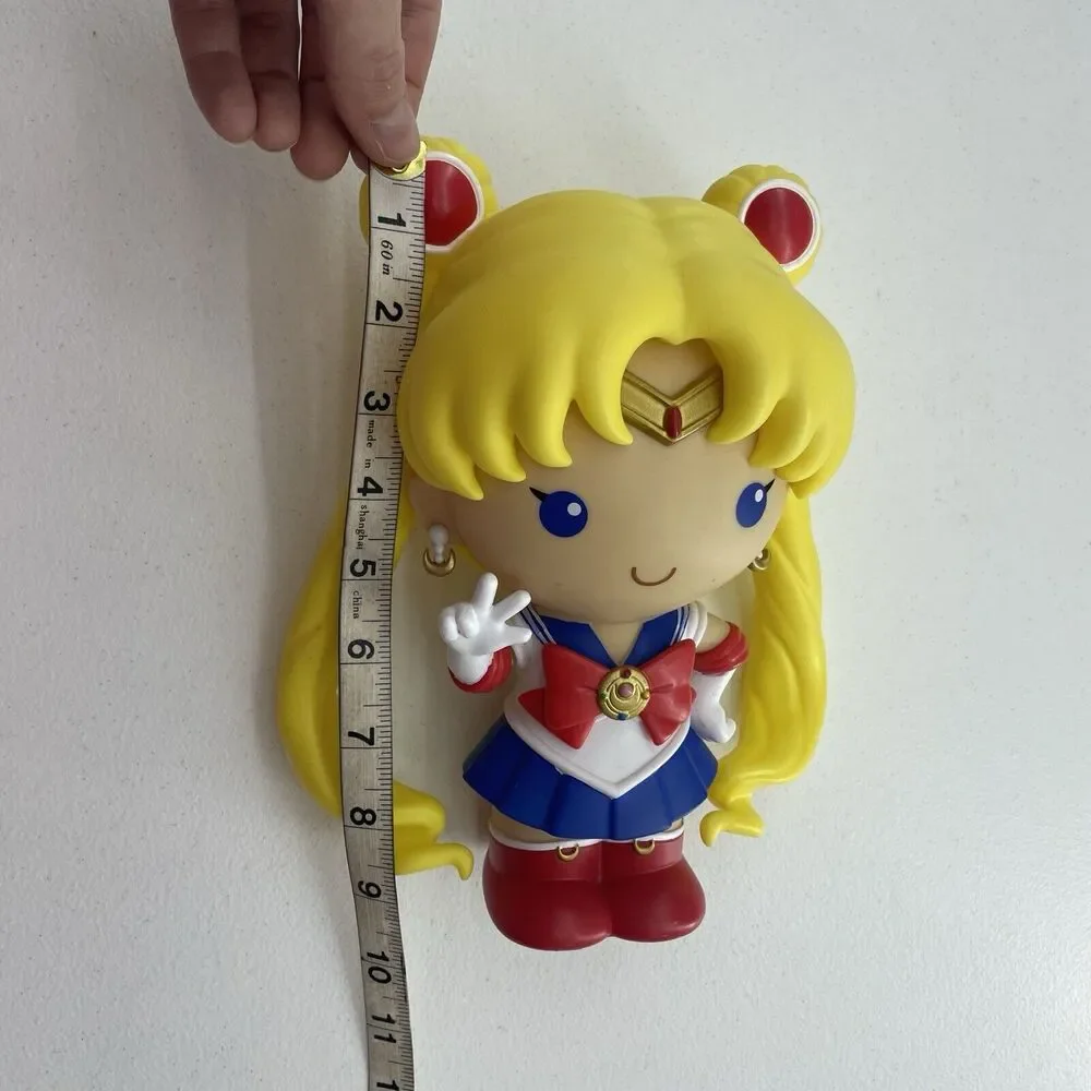 Sailor Moon Usagi Chibi Figural‎ Coin Piggy Bank 9” Anime Japan Character Toy